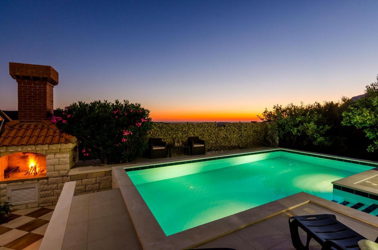 Villa Mateo With Private Pool Gruda المظهر الخارجي الصورة